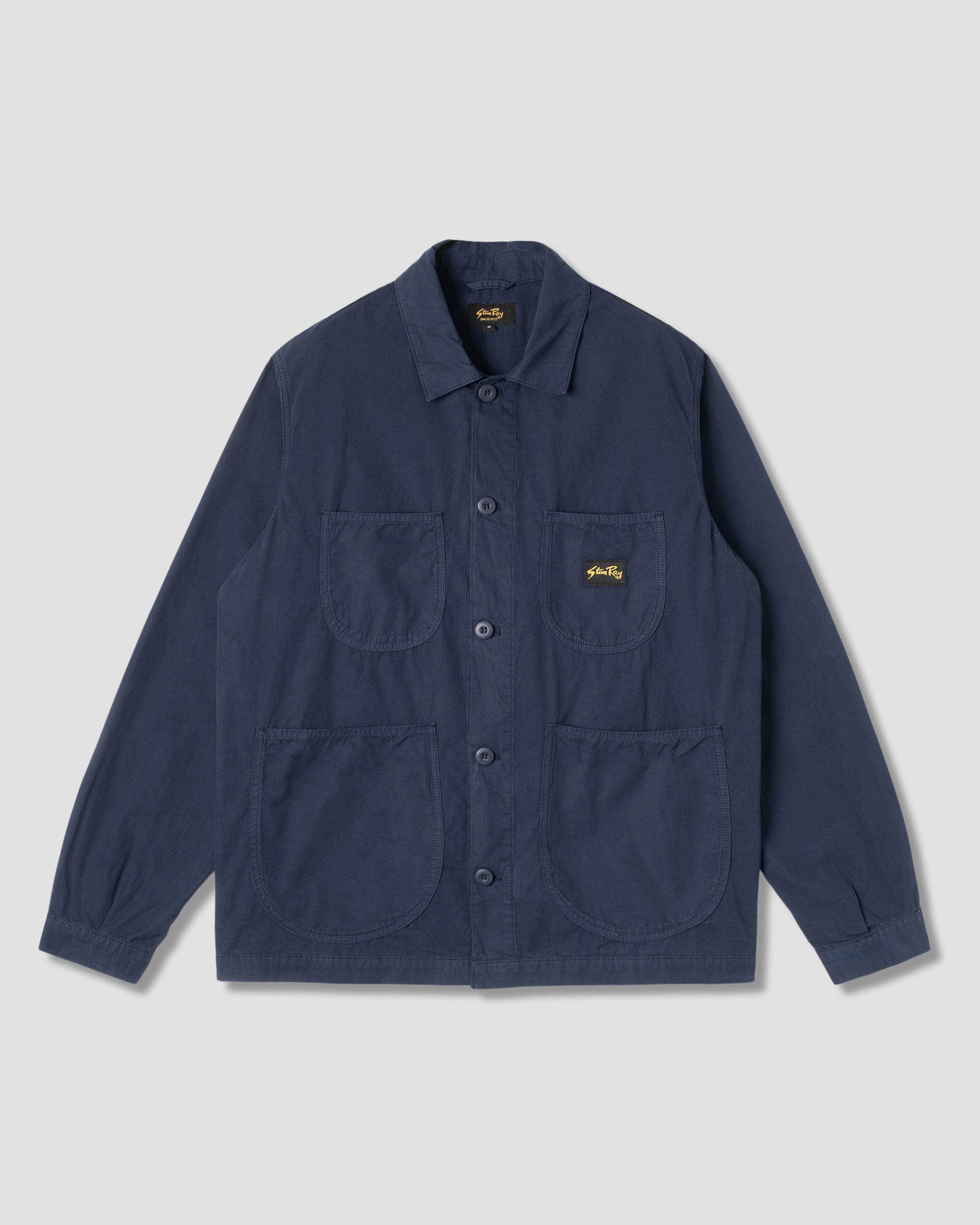 Chaqueta tipo overol - Popelina Azul Marino