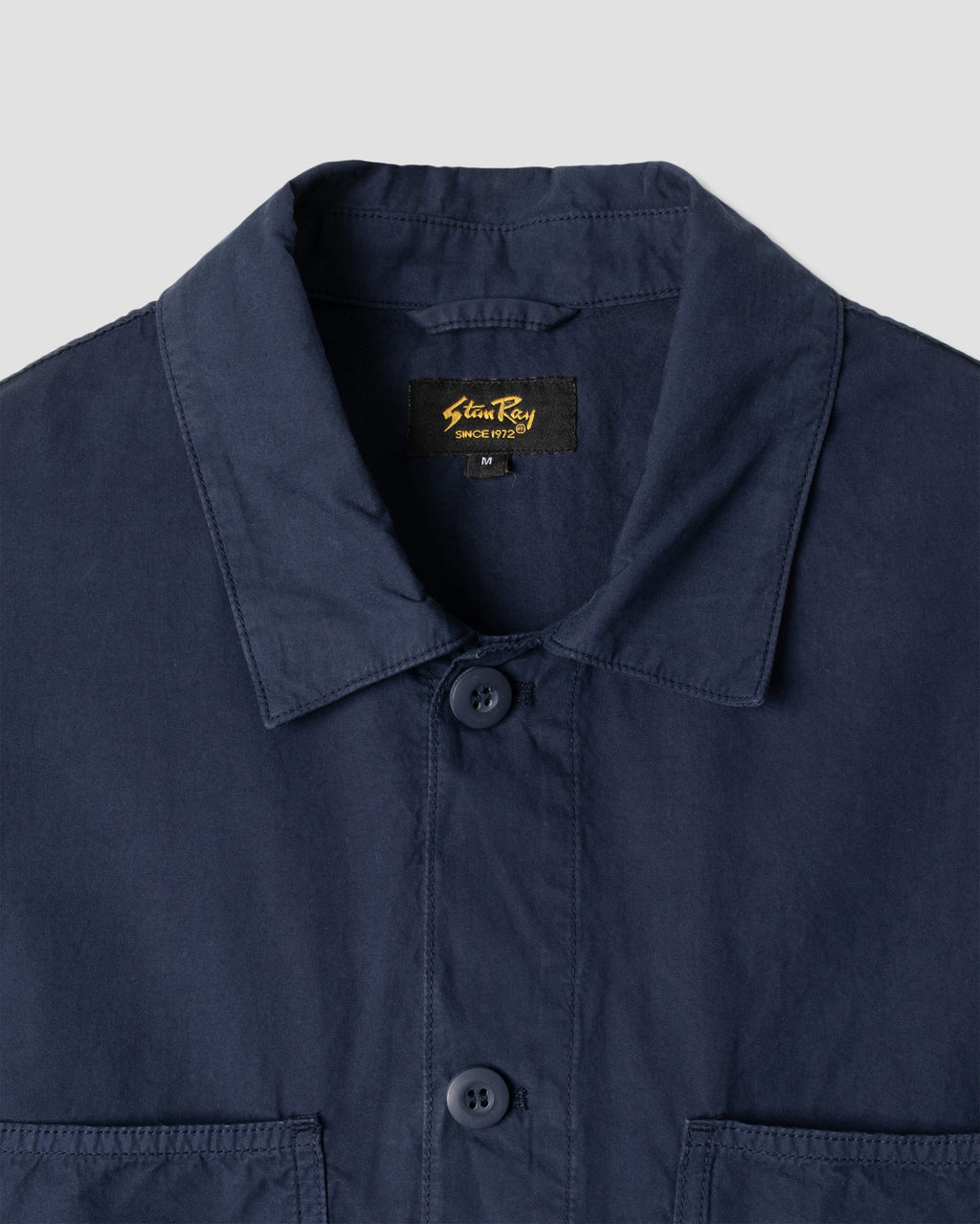 Chaqueta tipo overol - Popelina Azul Marino