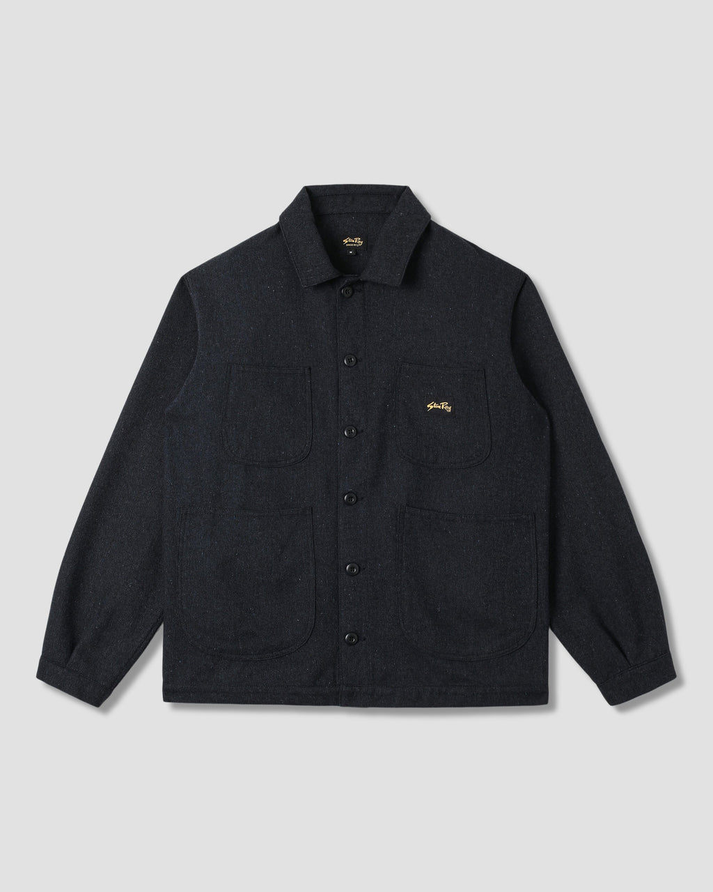Coverall Jacket - Navy Wool