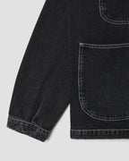 Coverall Jacket - Stonewashed Black Denim