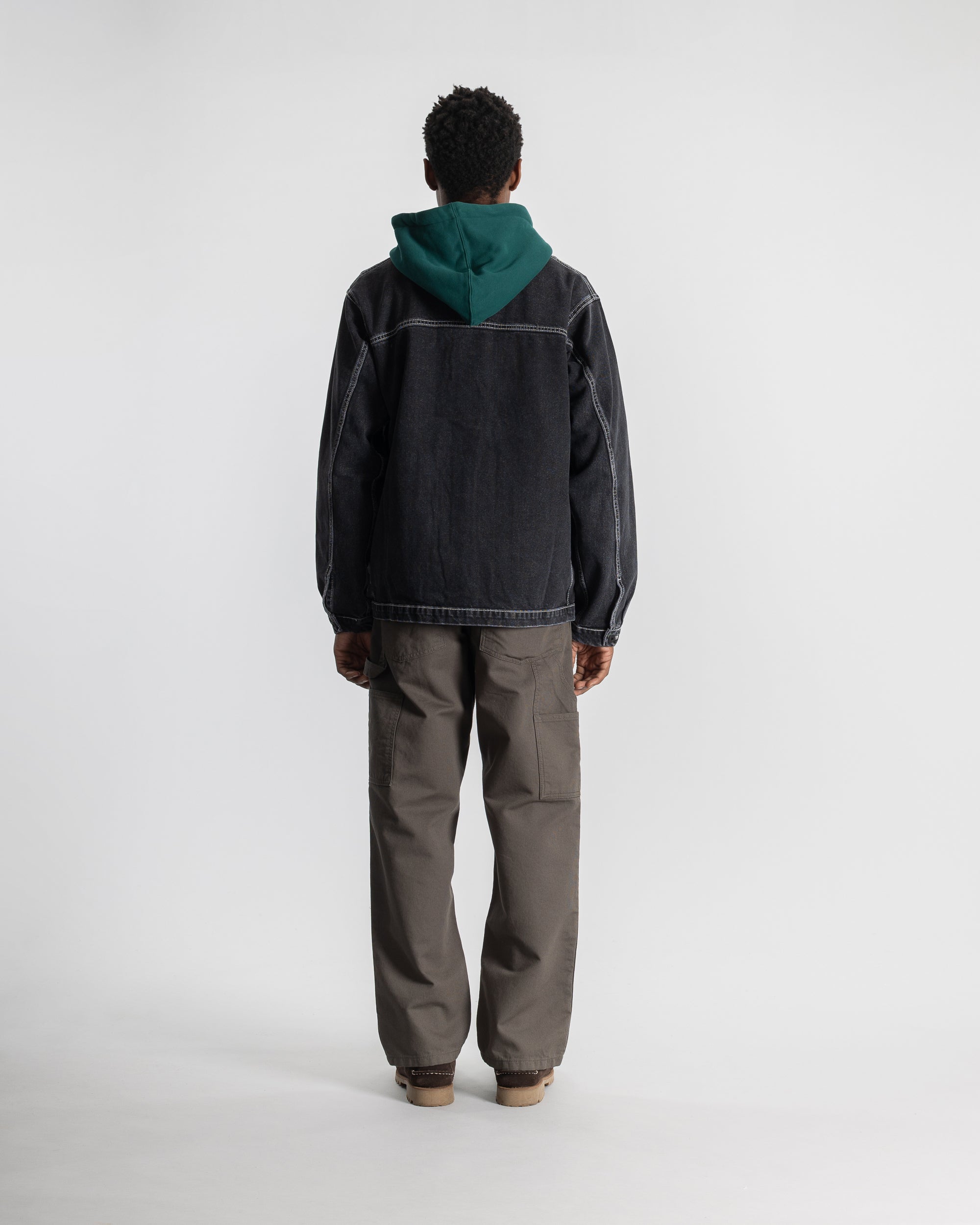 Coverall Jacket - Stonewashed Black Denim