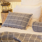 Cotton Cushion Cover - Blue