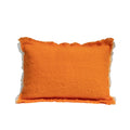 Funda De Cojín De Lana - Naranja
