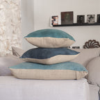 Linen Cushion Cover - Blue