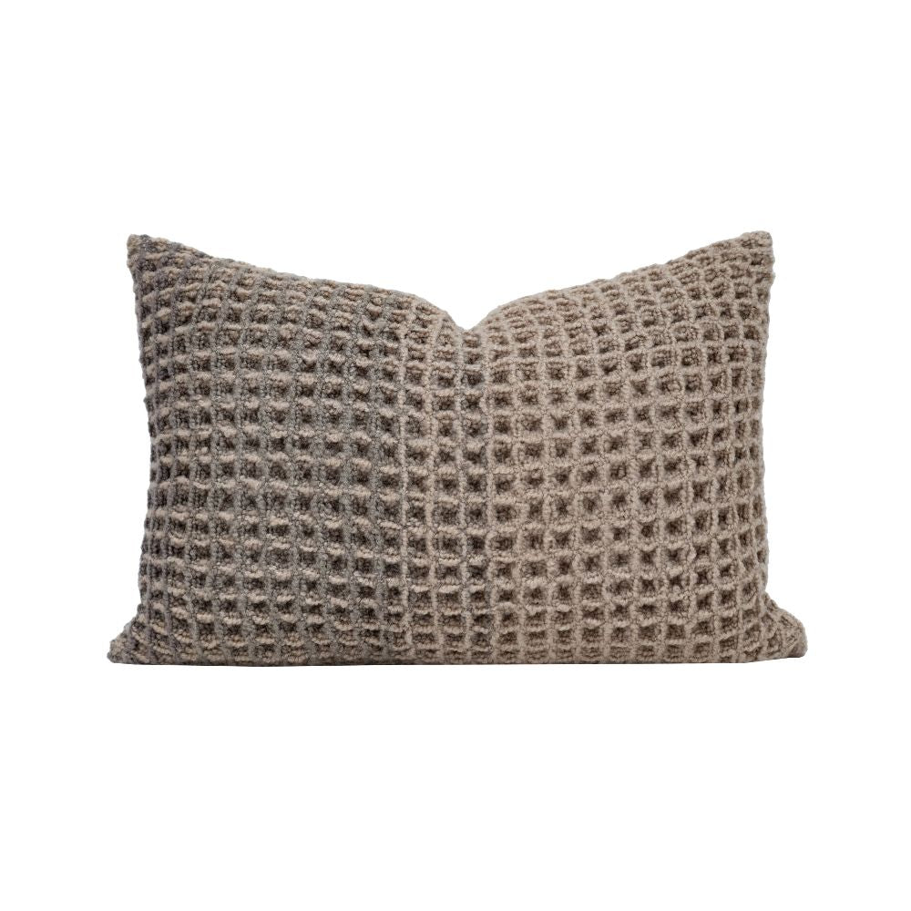 Wool Cushion Cover - Grey