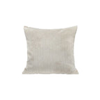 Housse De Coussin En Velours Côtelé - Écru