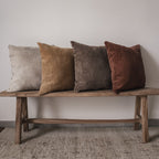 Housse De Coussin En Velours Côtelé - Beige