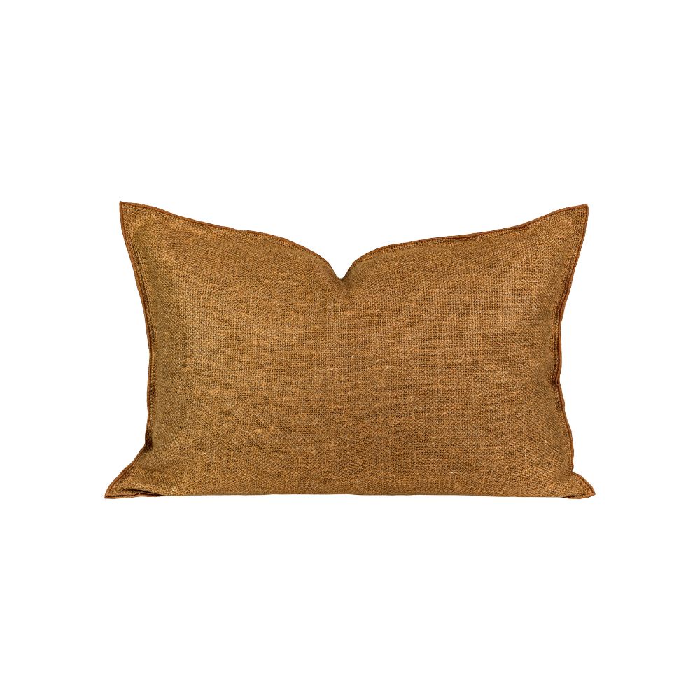 Housse De Coussin Texturée Bi-Face - Orange
