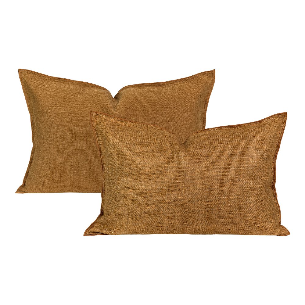 Housse De Coussin Texturée Bi-Face - Orange
