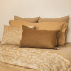 Housse De Coussin Texturée Bi-Face - Orange