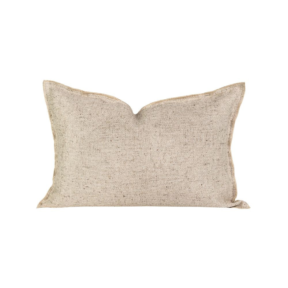 Housse De Coussin Texturée Bi-Face - Naturel
