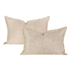 Housse De Coussin Texturée Bi-Face - Naturel