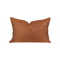 Housse De Coussin Texturée Bi-Face - Brique