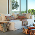 Multicoloured Handwoven Cushion Cover Covertogo - Brazil