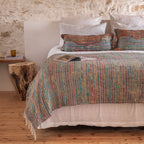 Multicoloured Handwoven Cushion Cover Covertogo - Brazil