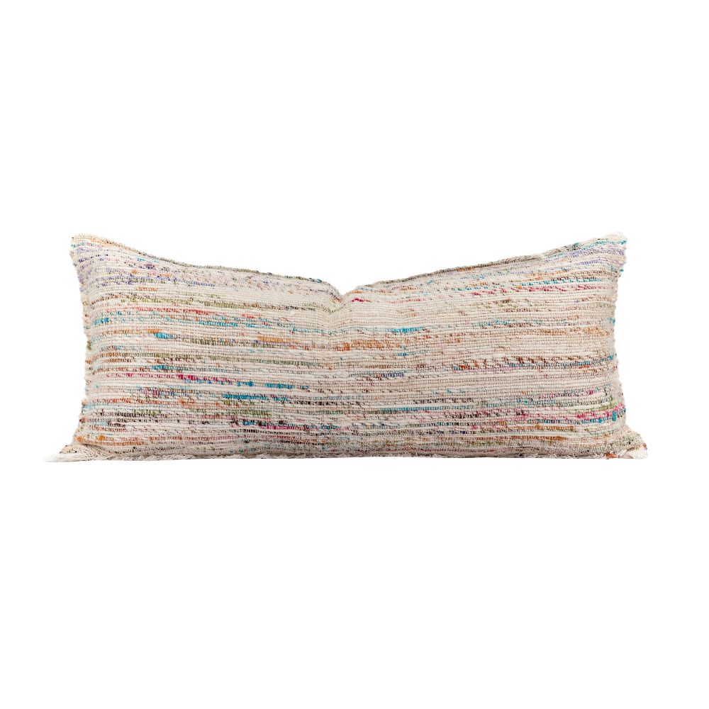 Housse De Coussin Multicolore À Tissage Manuel Covertogo - Coconu