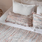 Housse De Coussin Multicolore À Tissage Manuel Covertogo - Coconu