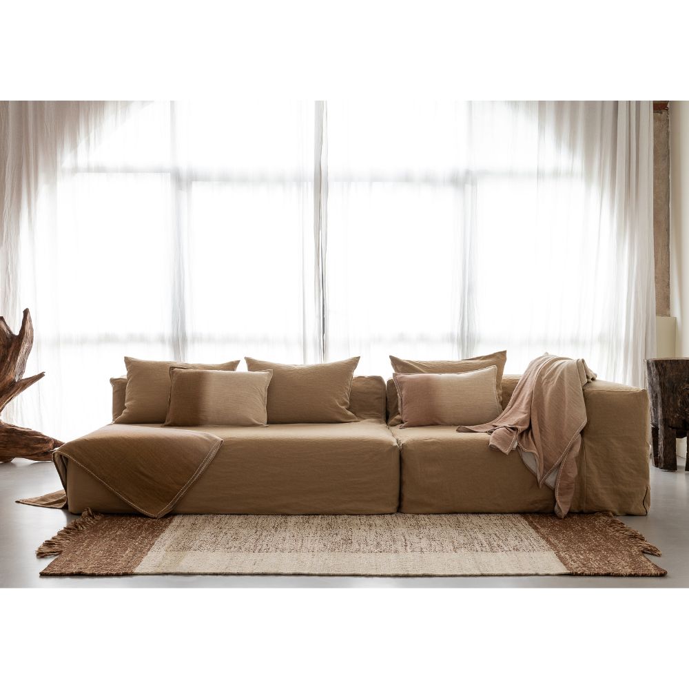 Housse De Coussin En Laine 40X60Cm Coveryesterday - Bronze