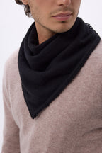 Echarpe Bandana Triange Uni Cozy - Noir - Homme