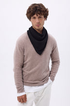 Echarpe Bandana Triange Uni Cozy - Noir - Homme