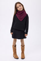 Echarpe Bandana Triange Uni Cozy - Lie-De-Vin - Enfant