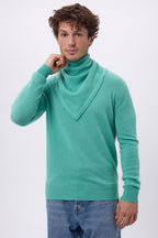 Echarpe Bandana Triange Uni Cozy - Vert Pastel - Homme