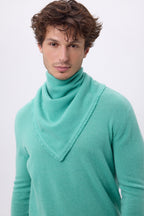 Echarpe Bandana Triange Uni Cozy - Vert Pastel - Homme
