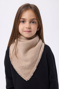 Echarpe Bandana Triange Uni Cozy - Beige Creme - Enfant