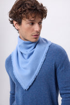 Echarpe Bandana Triange Uni Cozy - Bleu Clair - Homme