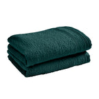 "Spa" Guest Towels - 100% Cotton - Emerald