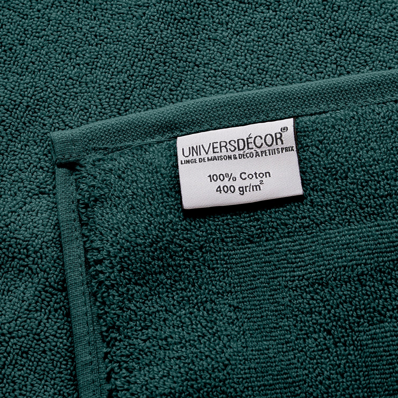 "Spa" Guest Towels - 100% Cotton - Emerald