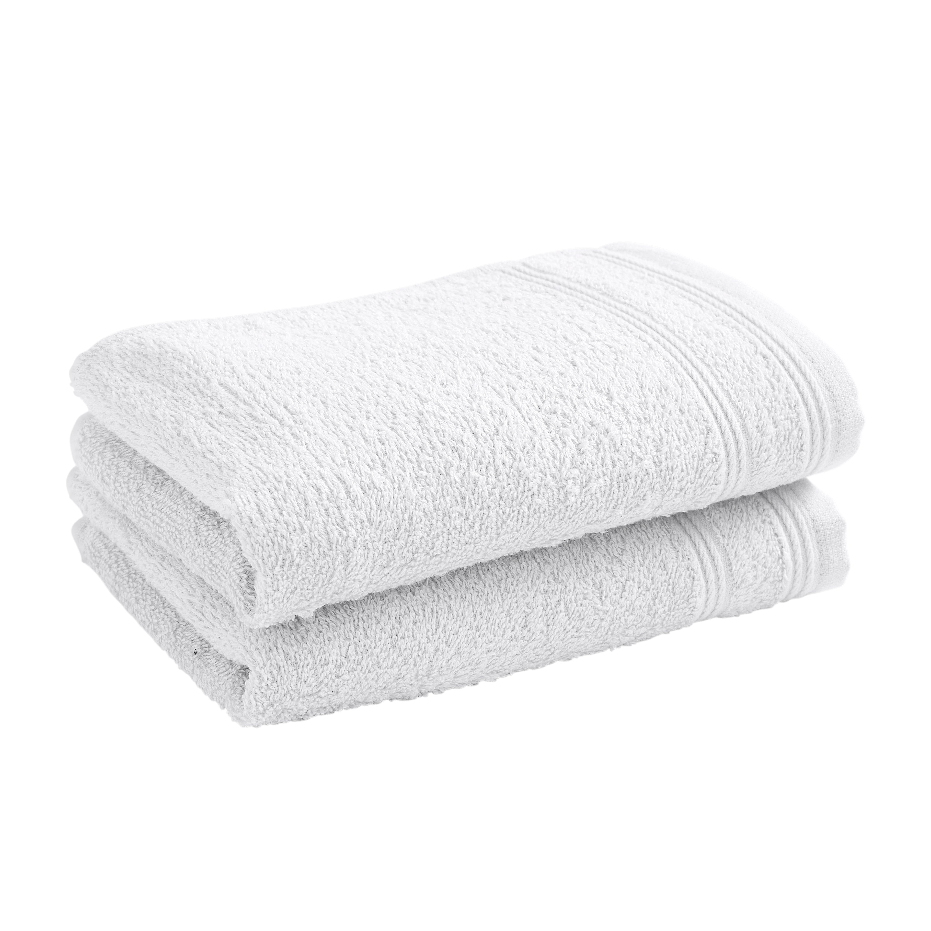 Toallas para Invitados "Spa" - 100% Algodón - Nieve