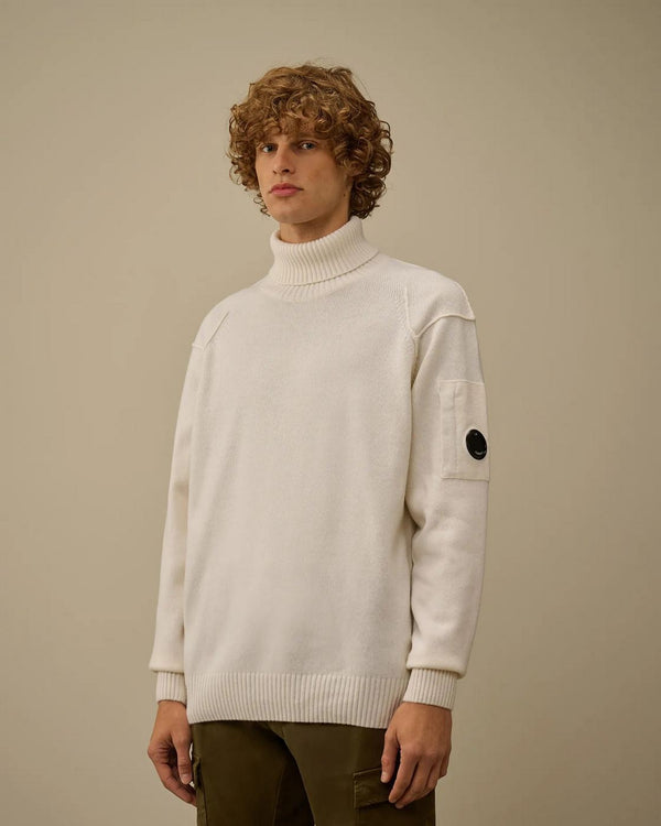 C.P. Company - Pull Col Roulé Lambswool Grs