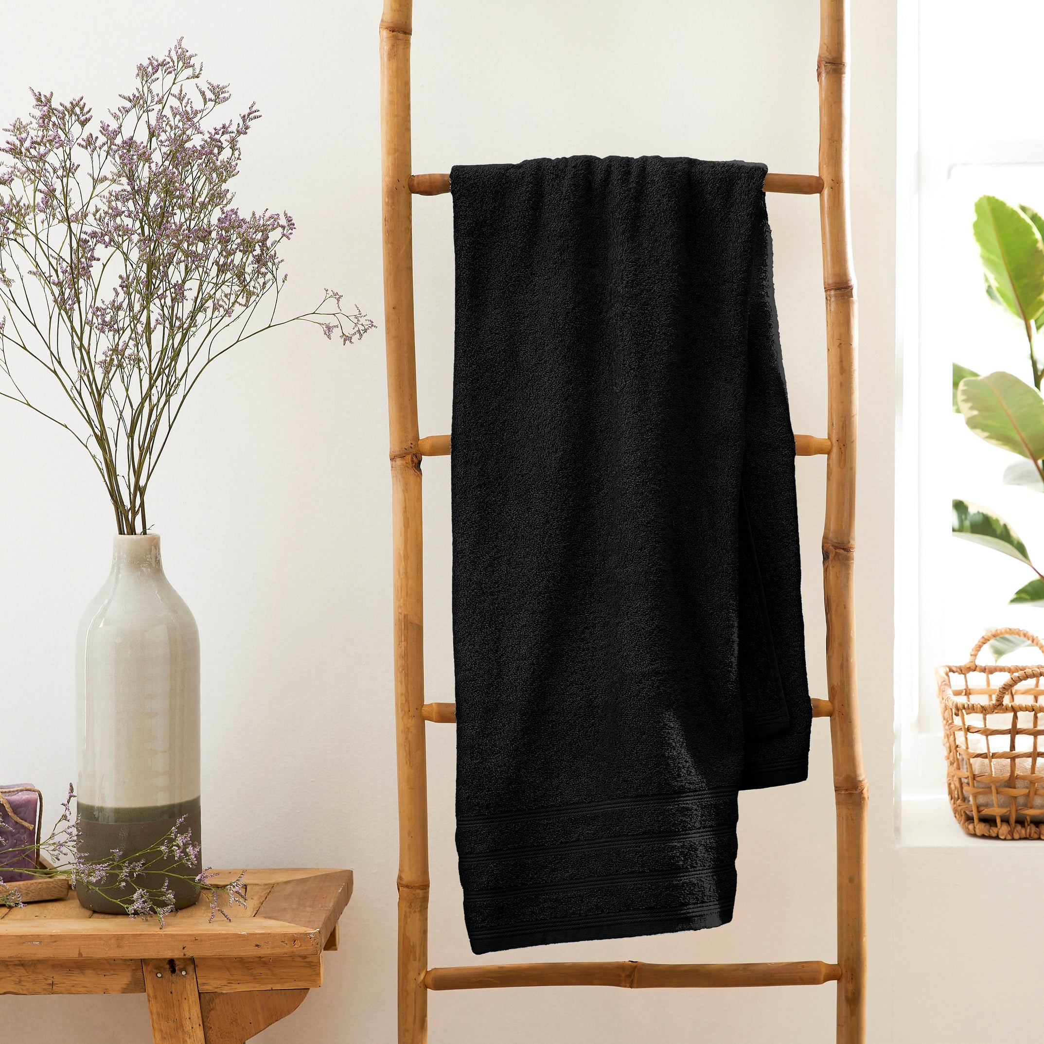 "Spa" Bath Towel - 100% Cotton - Truffle