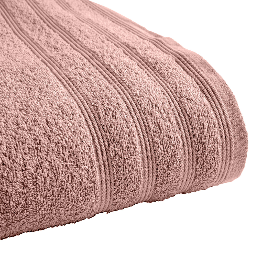 "Spa" Bath Towel - 100% Cotton - Dusty Rose