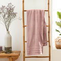 "Spa" Bath Towel - 100% Cotton - Dusty Rose