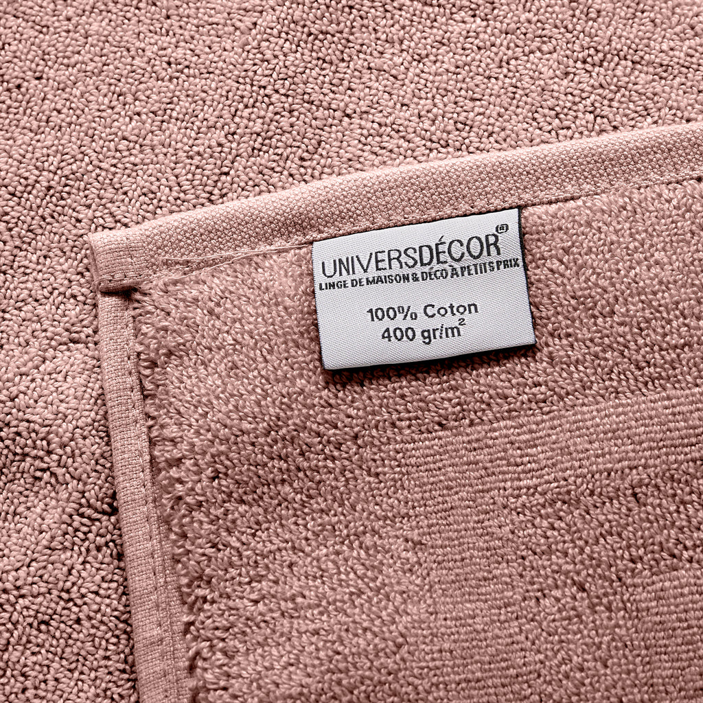 "Spa" Bath Towel - 100% Cotton - Dusty Rose