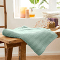 "Spa" Shower Towel - 100% Cotton - Mint