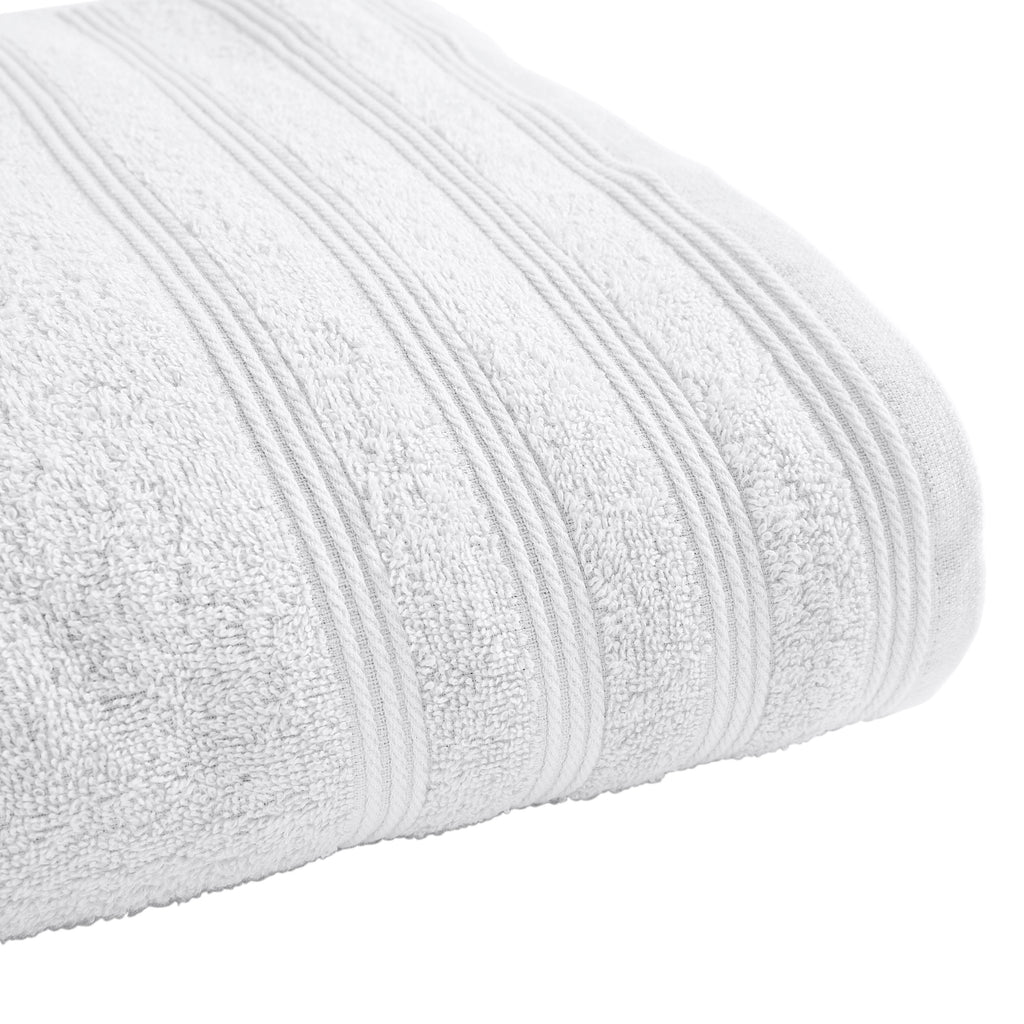 "Spa" Shower Towel - 100% Cotton - Snow