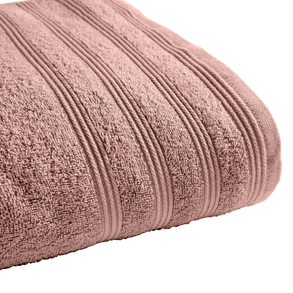 Toalla de Ducha "Spa" - 100% Algodón - Rosa Viejo
