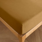 Fitted Sheet - 100% Cotton - Caramel