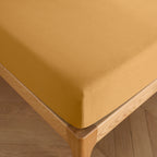 Fitted Sheet - 100% Cotton - Honey