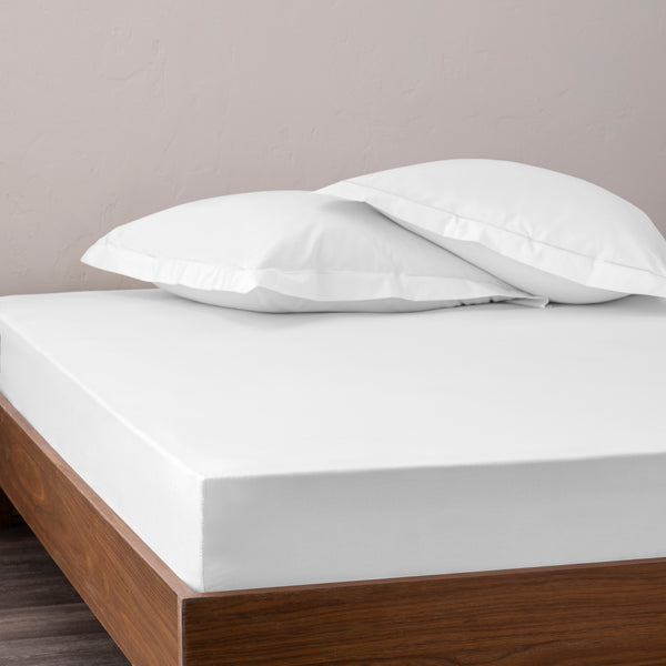 Fitted Sheet - 100% Percale Cotton - Snow