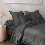 Drap Housse - 100% Percale Coton - Ardoise