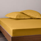 Fitted Sheet - 100% Percale Cotton - Mango
