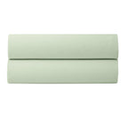 Drap Housse - 100% Percale Coton - Vert D'Eau