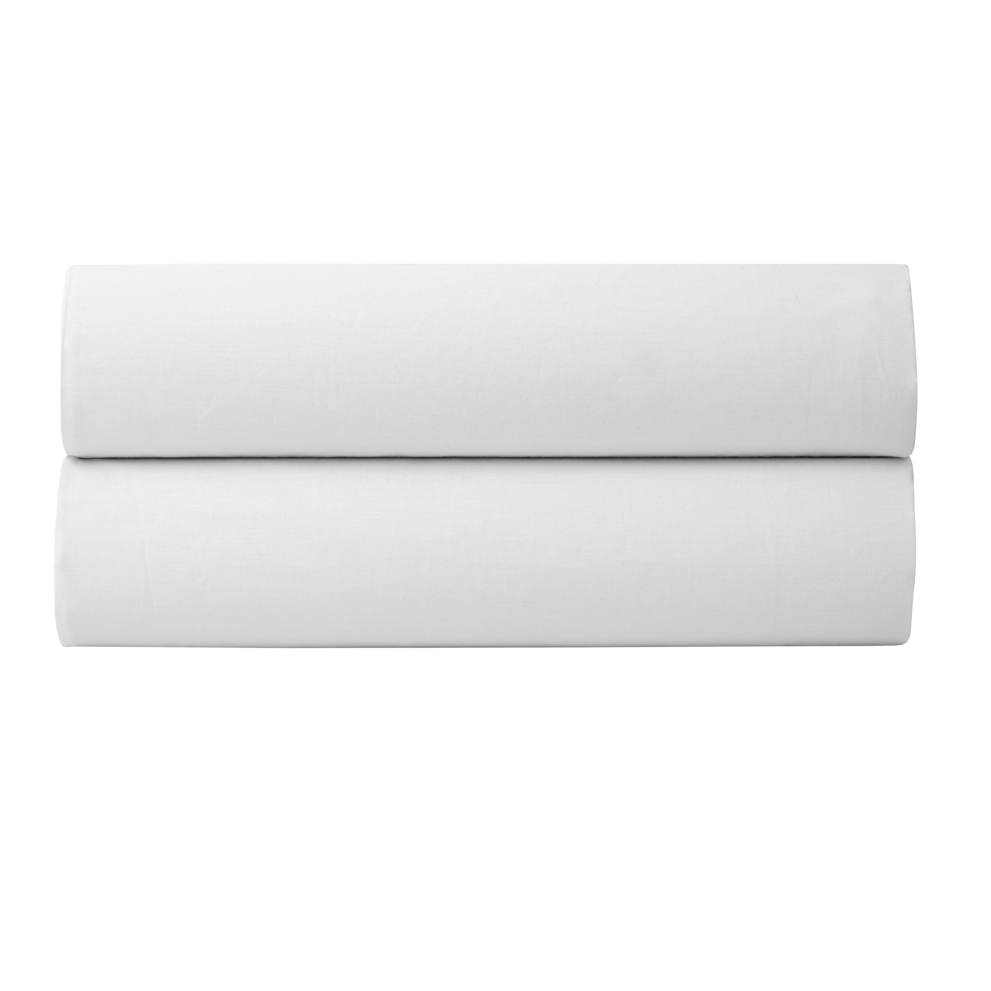 Fitted Sheet - 100% Percale Cotton - Snow