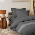 Drap Housse - 100% Percale Coton - Ardoise