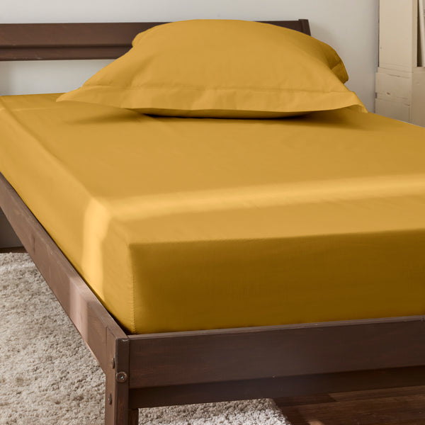 Drap Housse - 100% Percale Coton - Mangue