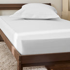 Fitted Sheet - 100% Percale Cotton - Snow
